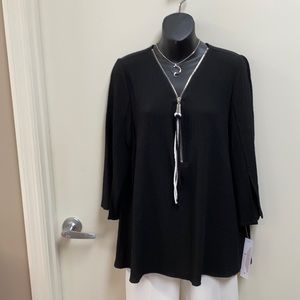 Elegant Black Women's Top